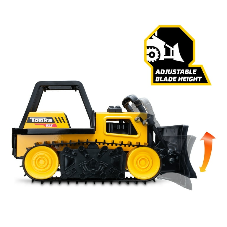 Tonka Steel Classics Bulldozer, Built Tonka Tough with Real Steel