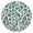 Tropical, variant on Tablecloth Colorful Boho Mandala Pattern Waterproof Round Cover with Elastic Fit and Back for Relaxation and Healing