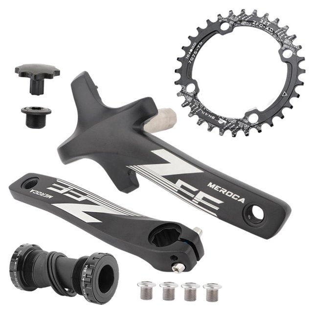 de bielas de de 170 mm con 104/64 BCD Pieza de de montaña, eje de rueda de piñón de soporte inferior para de 32T DYNWAVEMX Brazo de manivela de bicicleta