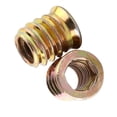 thumbnail image 2 of M Buder Tuercas De Inserción Para Madera Muebles Acero Al Carbono Galvanizado Cabeza Hexagonal Fijación Carpintería Conector Roscado Resistente Talla M8*15mm Paquete 20 Piezas, 2 of 9