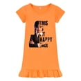 thumbnail image 1 of Wednesday Addams Robe Fille Wednesday Addams Pyjama Manches Courtes en Soie Glacée Chemise de Nuit-fanceye, 1 of 4