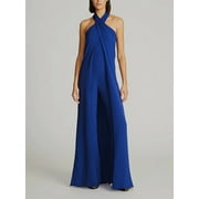 HALSTON Selah Draped Jumpsuit