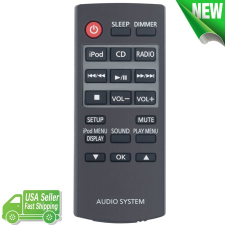 N2QAYC000058 Replace Remote Control for Panasonic Compact Stereo System SC-HC27