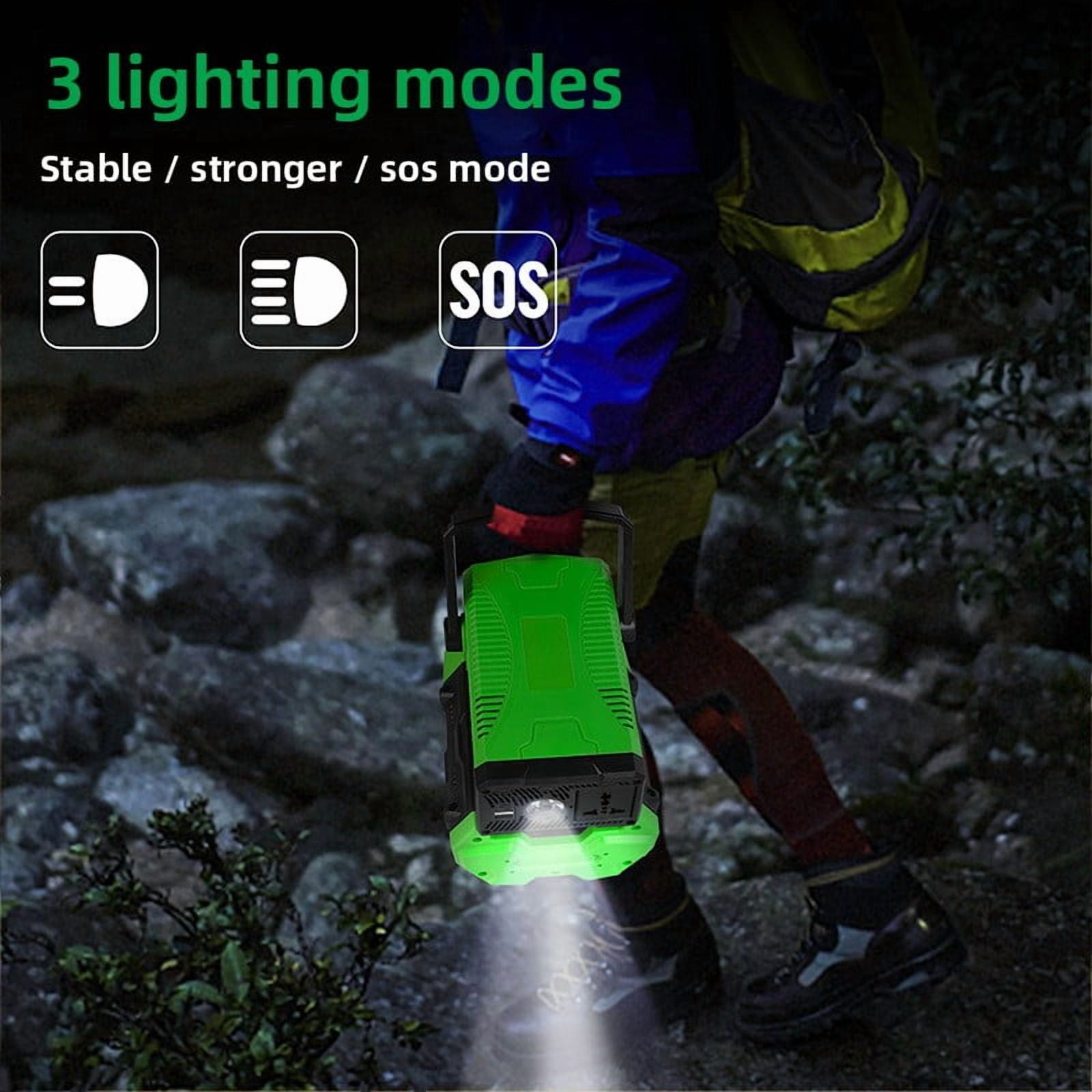 300W Power Inverter Compatible with EGO 56V Battery, DC 18V to AC 110V Portable Power Station Generator for Emergency Power