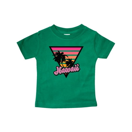 

Inktastic Hawaii with Triangle and Palm Trees Gift Baby Boy or Baby Girl T-Shirt