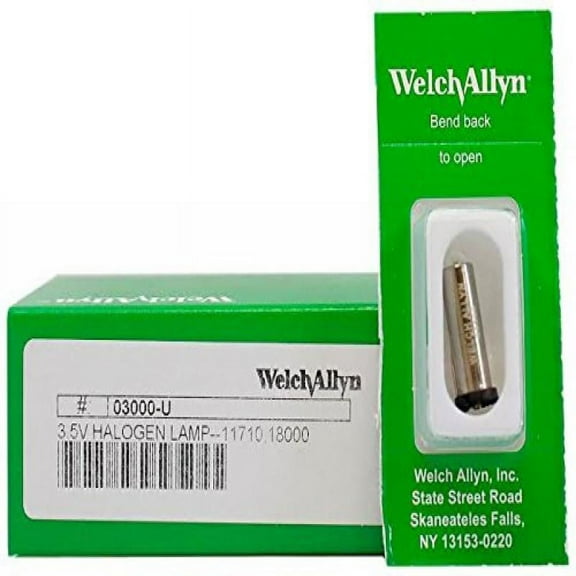 Welch Allyn Model 03000-U Original Brand 3.5V Halogen Replacement Lamp