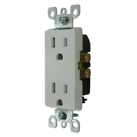 Diamond Group by Valterra DGS10VP Decor Receptacle - White