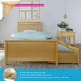 thumbnail image 2 of BEDSMART Solid Wood Twin Size Bed With Storage | Natural, 2 of 7