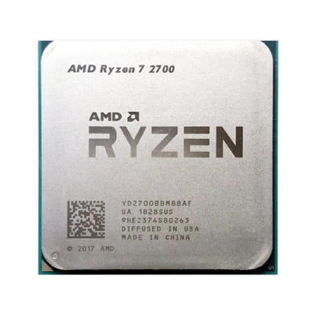 AMD Ryzen 7 2nd Gen - RYZEN 7 2700 Pinnacle Ridge (Zen+) 8-Core 3.2 GHz (4.1 GHz Max Boost) Socket AM4 65W Desktop Processor -Used Like New(No Fan)