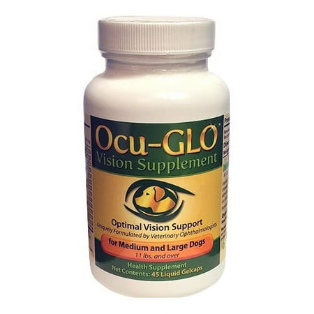 UPC: 0853568002098 | Animal necessity Ocu-Glo Rx Dog Formula Med/Large 45 capsule