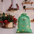 thumbnail image 5 of Christmas Drawstring Bags Bulk Large Xmas Gild Drawstring Cloth Gift Bags 12 x 16 Inch Gift Wrapping Storage Sack for Party Favor, 5 of 8