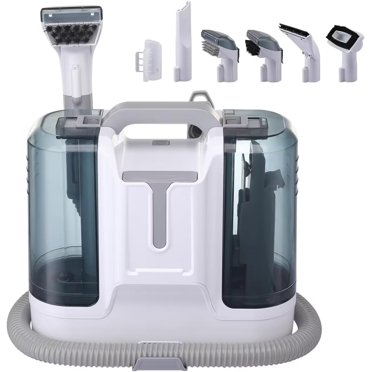 Carpet Cleaner Machine, Upholstery Portable StainRemover, Ordor & Stain & Spot Removr, Perfect for Pet Hair, Carpet, Area Rugs, Car and Coches, Strong Suction, White