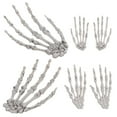 thumbnail image 1 of Minkissy 3 Pairs  Decoration Outdoor Small Skeleton Hand Plastic For Haunted House And Bar, 1 of 7