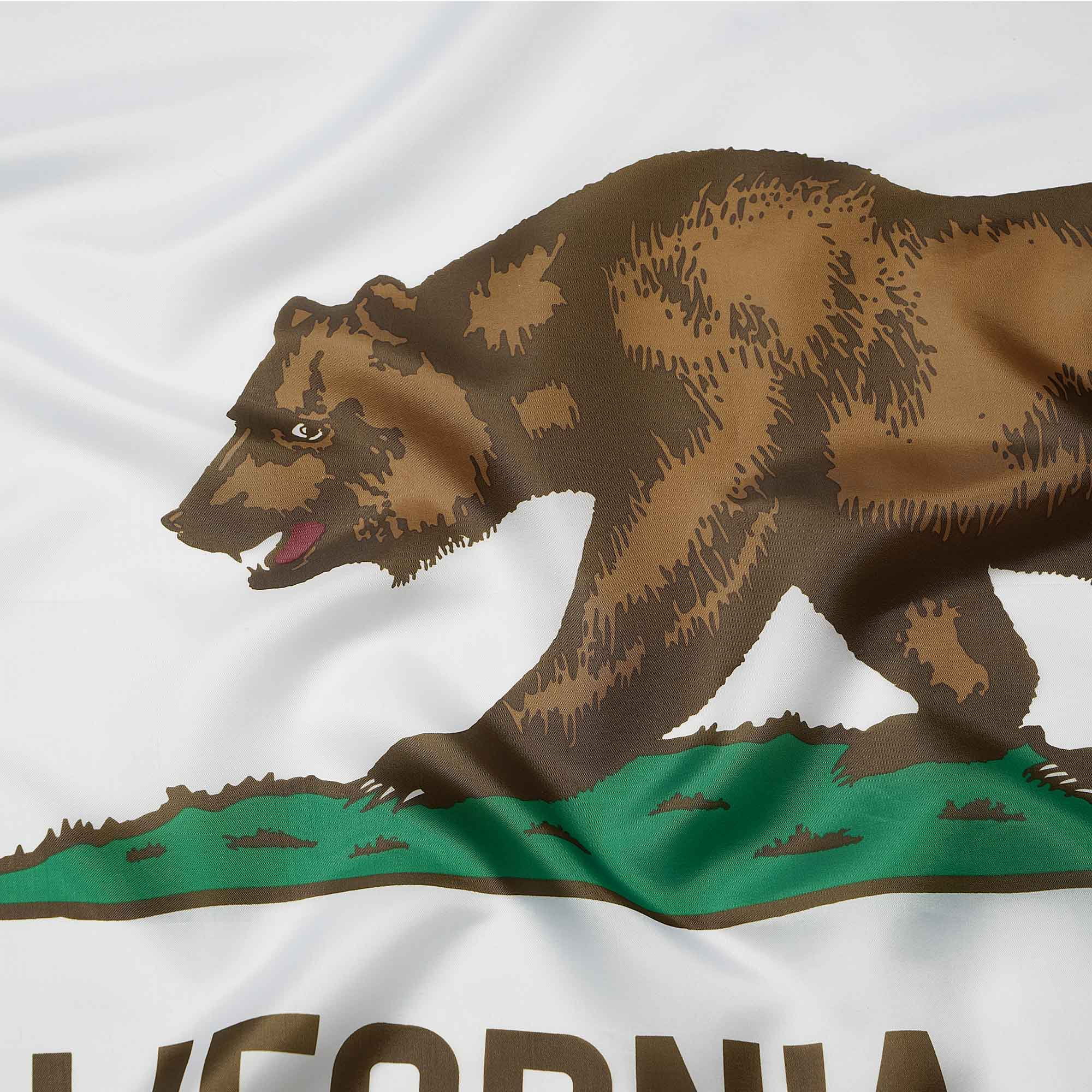 Yescom California State Flag 3x5 Ft CA Republic Bear Heavy Duty Fade Resistant Polyester Grommets Garden Banner