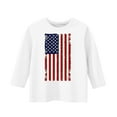 thumbnail image 4 of Bnwani Long Sleeve Toddler T Shirt White Crew Neck Fashion Printed Tops 9 Years, 4 of 4