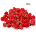 thumbnail image 1 of Decoración Floral ANGGREK Flor Falsa De Cabeza De Flor Color Crepé Opcional Para Banquete De Boda, 1 of 8