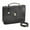Black, variant on Top Grain Leather Croc Brown Briefcase Messenger Bag
