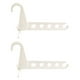 thumbnail image 2 of Barra de ropa plegable de 2 piezas con gancho lateral para colgar toallas y bordes interiores para acampar, 2 of 9
