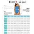 thumbnail image 6 of Baleaf Women's Athletic Training Adjustable Strap One Piece Swimsuit Swimwear Bathing Suit Sky Blue 38/Large, 6 of 7