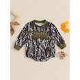 thumbnail image 4 of Suealasg Baby Boy Romper, Long Sleeve Crew Neck Contrast Color Embroidery Deer Fall Bodysuit Clothes for Casual Daily, 4 of 9
