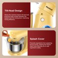thumbnail image 4 of Honinst Stand Mixer, 4 QT 10+P Speeds with Tilt-Head Electric Mixer, 3-In-1 Kitchen Mixer with Dough Hook, Whisk, Beater, Bowl for Baking, Cake and Most Home Cooks, 4 of 8