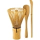 thumbnail image 1 of Juego de batidor de matcha: batidor de matcha, cuchara tradicional y cucharilla. Hecho a mano con bambú natural., 1 of 5