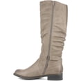 thumbnail image 2 of White Mountain Women's Shoes Liona Fabric Closed Toe Knee, Dark Taupe, Size 5.0, 2 of 5