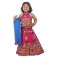 thumbnail image 2 of Ahhaaaa Kids Ethnic Cotton Blend Radha Dress Lehenga Choli Chania Choli Set For Baby Girls, 2 of 21