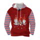 thumbnail image 1 of Sudadera con capucha para hombre, estilo informal, con cordón, estampado de letras teñidas, blusa de poliéster para hombre, 1 of 3