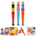 thumbnail image 4 of 3pcs Kids Wood Piccolos Wind Instruments Musical Playthings (Random Color), 4 of 7