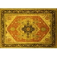 thumbnail image 1 of Ahgly Company Indoor Rectangle Oriental Yellow Industrial Area Rugs, 2' x 4', 1 of 4