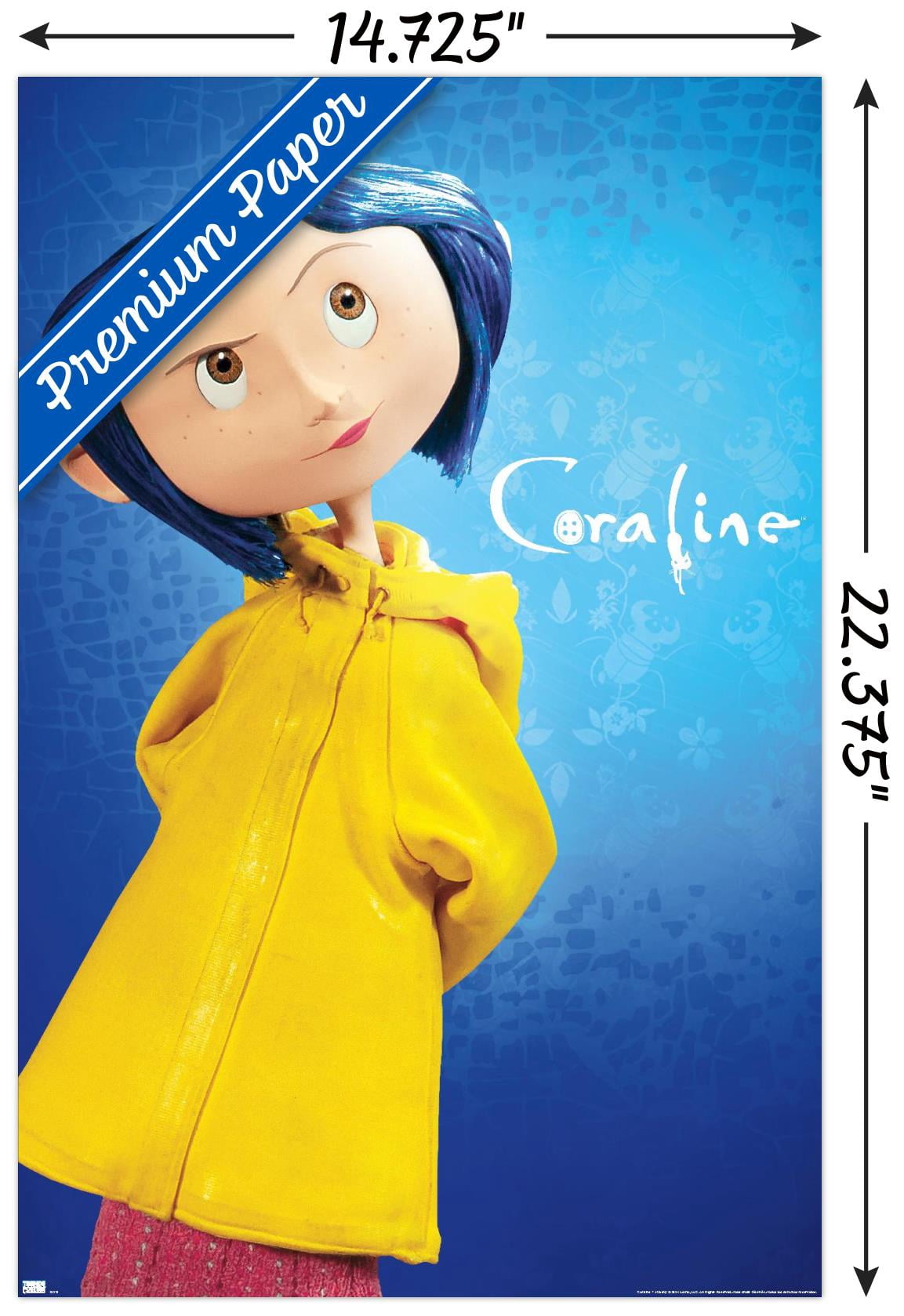 Coraline - Thinking Wall Poster, 14.725" x 22.375"