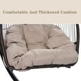 thumbnail image 7 of Swing Egg Chair,Rattan Hanging Egg Chairs Hammock with C Type Bracket,for Outdoor Indoor Unisex, 7 of 7