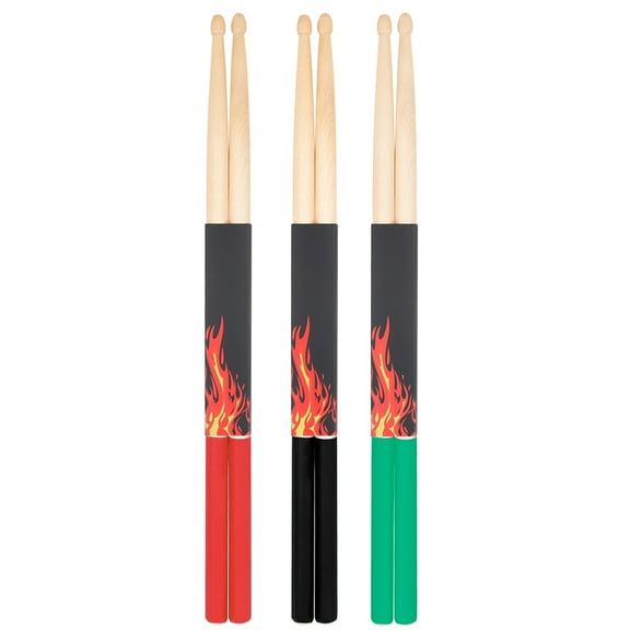 FRCOLOR 6 Pcs Drum Kit Cardio Drumming Equipment 5a Sticks Drumsticks Sturdy Portable