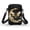 Bee Daisy Moon Pattern, variant on POLERO Soccer & Striped Typography Design Over Shoulder Purse, Lightweight Zipper Crossbody Bag for Travel Casual Use