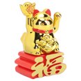 thumbnail image 2 of Gato de la Suerte con Energía Solar Adorno de Gato de la Fortuna con Sensor de Luz y Brazo Ondulante para Decoración de Tableros de Instrumentos de Escritorio del Hogar 315 X ANGGREK Otros, 2 of 8