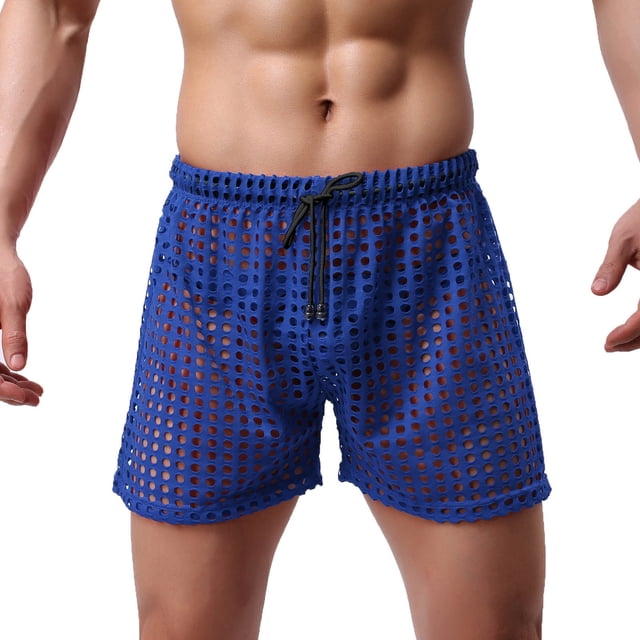 Diufon Men's Athletic Shorts Drawstring Waisted Outdoor Sport Shorts Spring Summer Hiking Shorts with Pockets