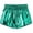 80# Turquoise, variant on Girls Metallic Shorts Sparkle Hot Pants Shiny Dance Outfits Athletic Short Pants Red 5-6Y(120)