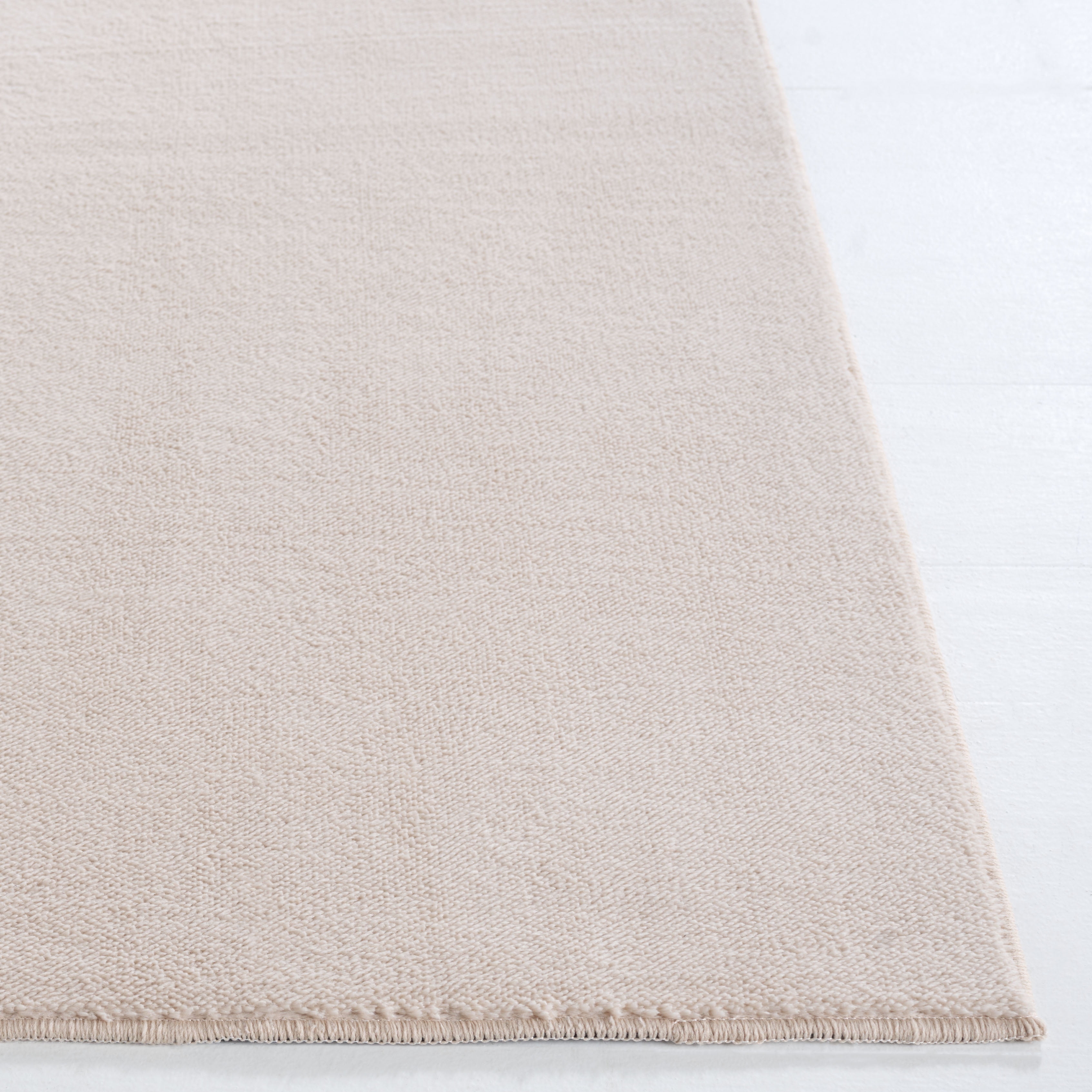 SAFAVIEH Loft Kalya Solid Machine Washable Runner Rug, Beige, 2'3" x 6'