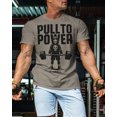 thumbnail image 3 of Gymish PULL TO POWER Workout T-Shirt – Funny Gym Shirt for Men, Lifting T-Shirt for Deadlift, Powerlifting & Strength Training, 3 of 6