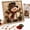 Style 6, variant on 3D Christmas Fabric Poke Art Kit, 3D Fabric Poke Art Kit for Adults with Pre-Cut Squares, Adult DIY Needle Punch Craft Kit, Vintage Holiday Handmade Christmas Decorations