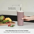 thumbnail image 2 of Thyme & Table 25 oz Blender to-Go Cup with Smart Seal Lid, Sand White, 2 of 6