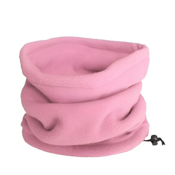 TELOLY Neck Gaiter for Women and Men,Casual Solid Color Adjustable Drawstring Soft Fleece Winter Face,Neck,And Head Warmer,Windproof Scarf for Outdoor Skiing and Cycling