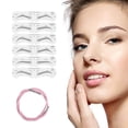 thumbnail image 3 of Juego de moldes para cejas de maquillaje, moldeador de cejas suave de PEVA con banda elástica, herramienta de maquillaje reutilizable para principiantes., 3 of 10
