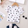 thumbnail image 6 of Coerni Kids Toddler Baby Girls Spring Summer Cartoon Cow Print Short Sleeve T Shirt Tops Clothes Cute Girl Shirts, 6 of 7