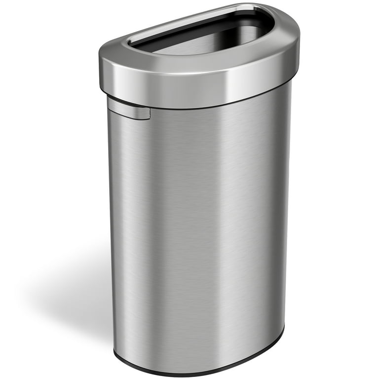 Office Trash Bin Metal Large Modern Garbage Cans