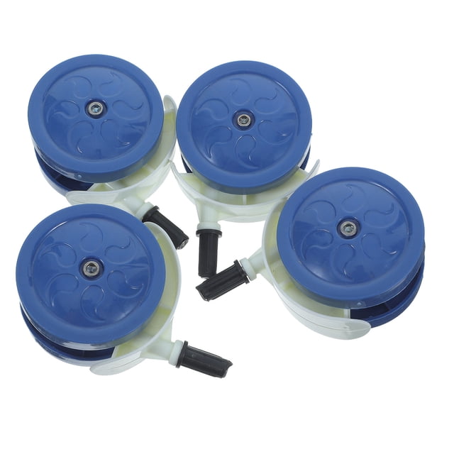 IDEANATEGRATE 4Ud Giratorias Para Caminadora Fácil De Instalar Silenciosas Azul Oscuro