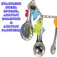 thumbnail image 4 of 1094 Super Dolphin Paci Spooner - Deluxe Handcrafted Interactive Bird Toy, 4 of 6