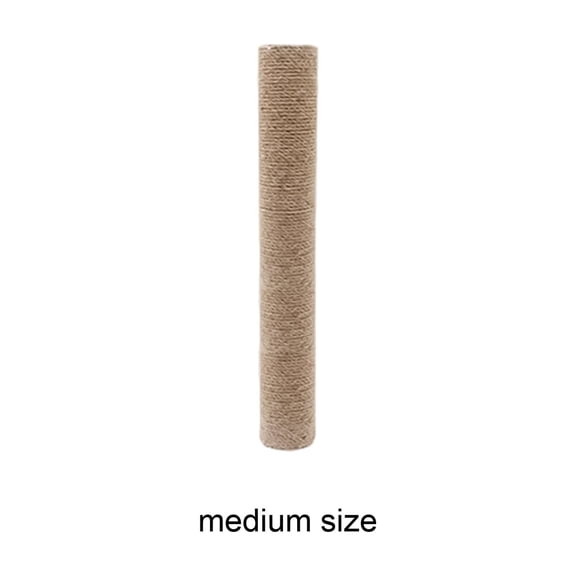 Durable Natural Jute Cat Scratching Column, Replacement Post for Floor to Ceiling Cat Trees 15.75*2.76in