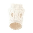 thumbnail image 1 of Suéter para perros y gatos, ropa para cachorros, suéter de punto para cachorros para perros pequeños, niños y niñas, suéter de cuello alto para vacaci SG, 1 of 8
